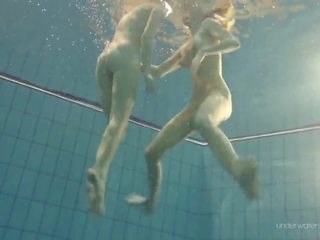 Duna and Nastya hot to trot Underwater Lesbians: Free HD dirty movie 01