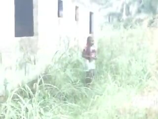The Blind lad Missed His Way To The Street All Naked And A Strange schoolgirl Saw Him And Directed Him To An Uncompleted Building And Begged The Blind Guy To Give Her A Good Fuck