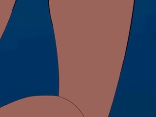 Futurama adult film Zapp pole for Turanga schoolgirl